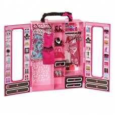 Одежда для куклы Барби в наборе Шкаф с модной одеждой BARBIE (BMB99)